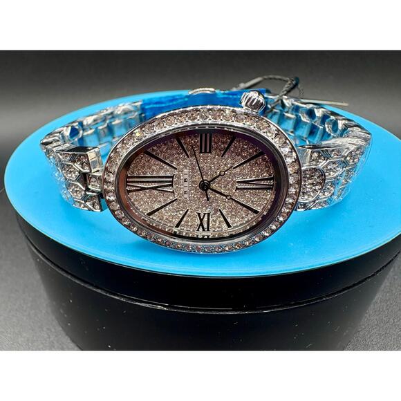 New Luxury BiBi 26mm Iced Out Stainless Steel Watch main image 8
